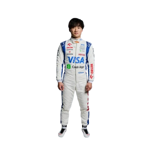 F1 Yuki Tsunoda 2024 Formula One Team RB Visa Cash App Racing Suit