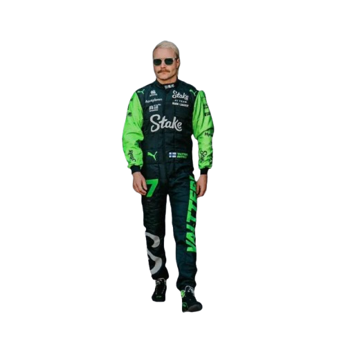 Valtteri Bottas 2024 Stake F1 Team Kick Sauber Racing Suit