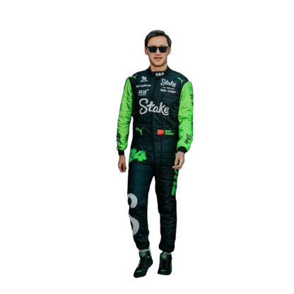 New 2024 Zhou Guanyu Stake F1 Team Kick Sauber Racing Suit