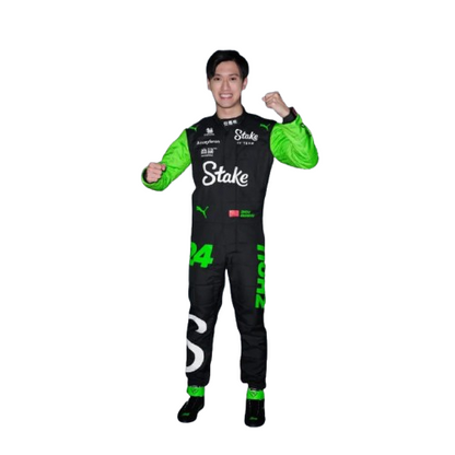 New 2024 Zhou Guanyu Stake F1 Team Kick Sauber Racing Suit