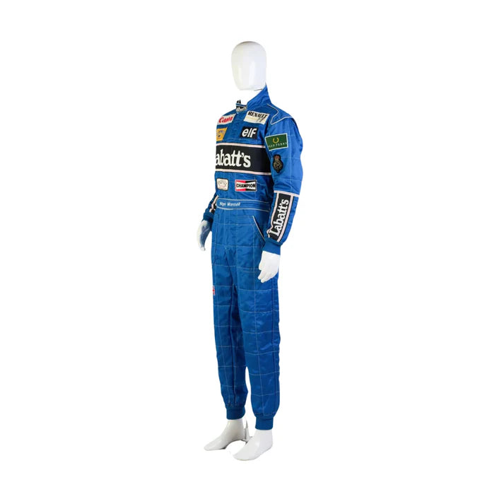 Nigel Mansell 1992 Embroidery f1 race suit