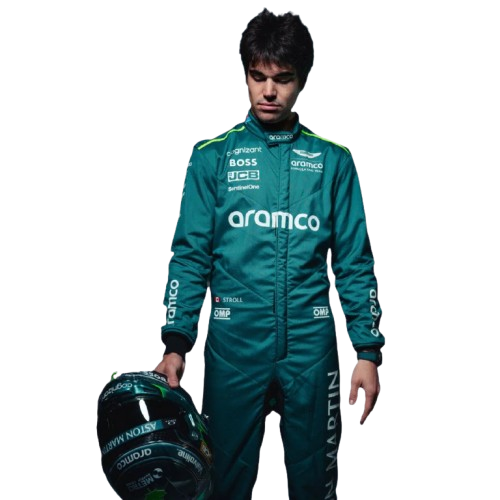 2024 Lance Stroll F1 Race Suit Aston Martin Aramco