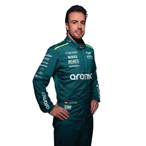 Fernando Alonso 2024 Aramco Aston Martin F1 Suit