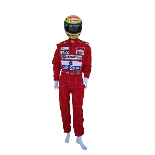 Ayrton Senna Mclaren Embroidery 1991 F1 Replica Race Suit