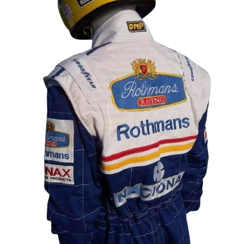 Ayrton Senna 1994 racing suit Embroidery / Team Williams F1 Rothmans