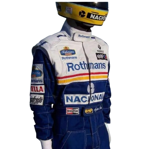 Ayrton Senna 1994 racing suit Embroidery / Team Williams F1 Rothmans