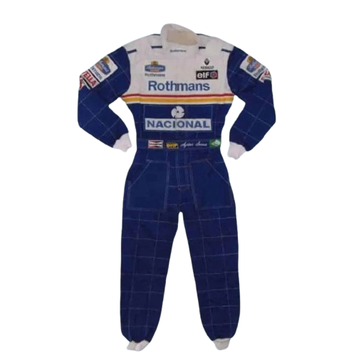 Ayrton Senna 1994 racing suit Embroidery / Team Williams F1 Rothmans