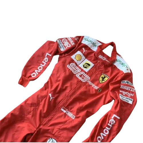 Charles Leclerc 2019 Scuderia Ferrari 90 Years F1 Embroidery Race Suit