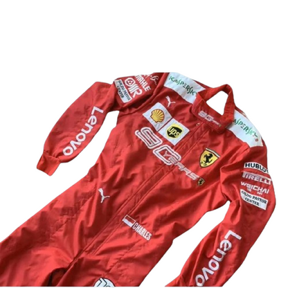 Charles Leclerc 2019 Scuderia Ferrari 90 Years F1 Embroidery Race Suit