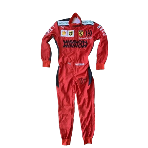 Charles Leclerc 2020 F1 Ferrari Embroidery Race Suit