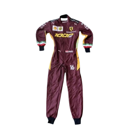 Charles Leclerc 2020 Ferrari 1000 GP F1 Embroidery Race Suit