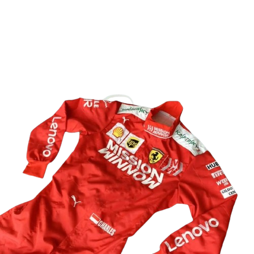 Charles Leclerc 2019 F1 Ferrari Mission Winnow Embroidery Race Suit