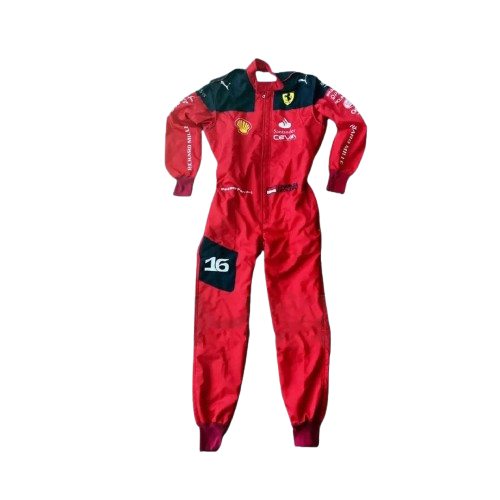 Charles Leclerc 2023 Embroidery Race Suit Ferrari F1
