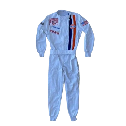 Michael Delaney Steve McQueen Le Mans 1971 Embroidery Race Suit