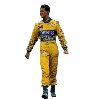 Michael Schumacher 1991 F1 Team Embroidery Race Suit