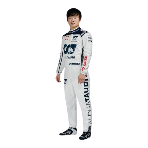 Yuki Tsunoda 2023 AlphaTauri F1 Replica Racing Suit – Formula 1 Motorsport Suit