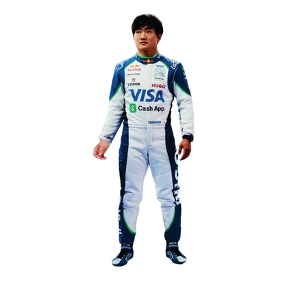 Yuki Tsunoda 2025 RB racing f1 suit