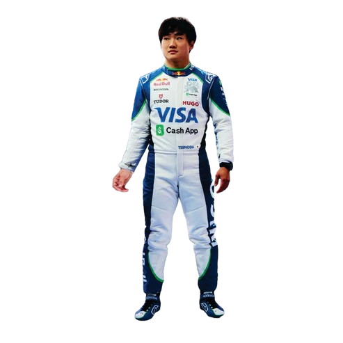 Yuki Tsunoda 2025 RB racing f1 suit