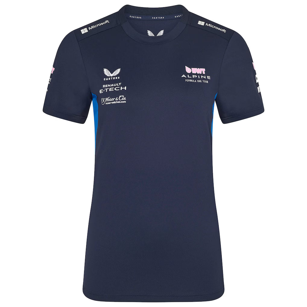 Alpine F1 Team 2025 T-Shirt - Navy - Womens