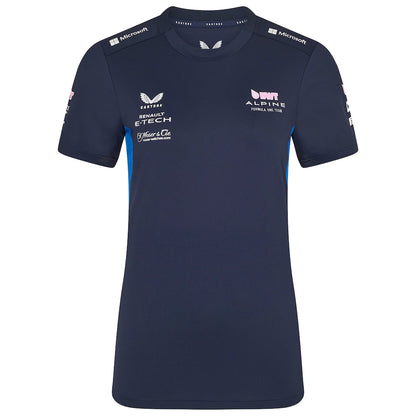Alpine F1 Team 2025 T-Shirt - Navy - Womens