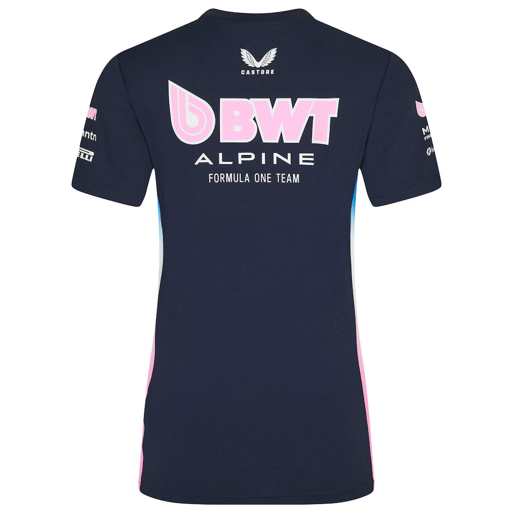 Alpine F1 Team 2025 T-Shirt - Navy - Womens