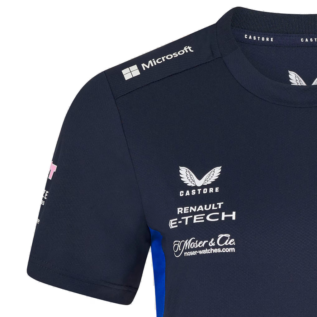 Alpine F1 Team 2025 T-Shirt - Navy - Womens