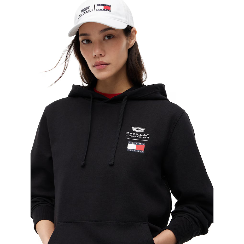 Cadillac Tommy Hilfiger Logo Hoodie - Black