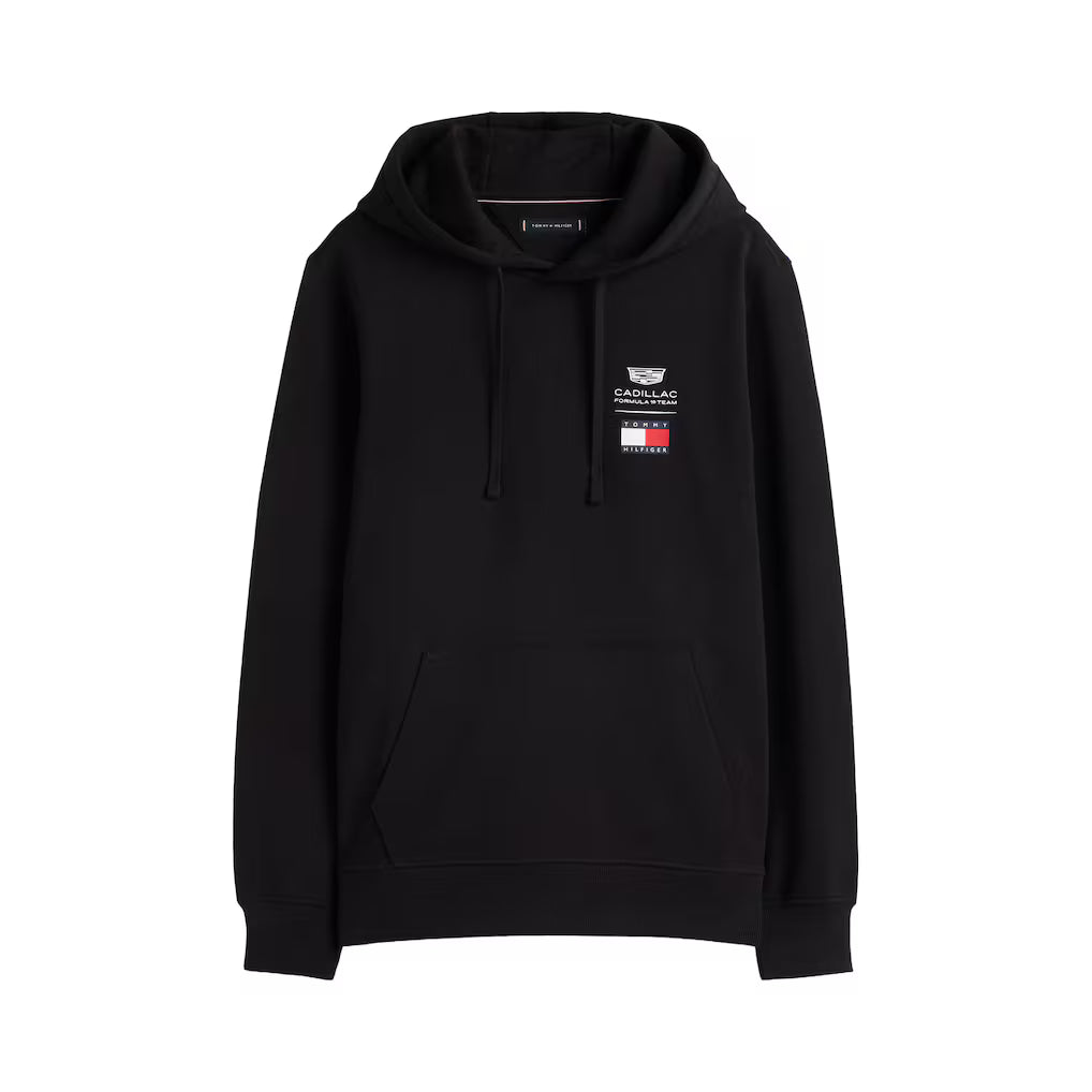 Cadillac Tommy Hilfiger Logo Hoodie - Black