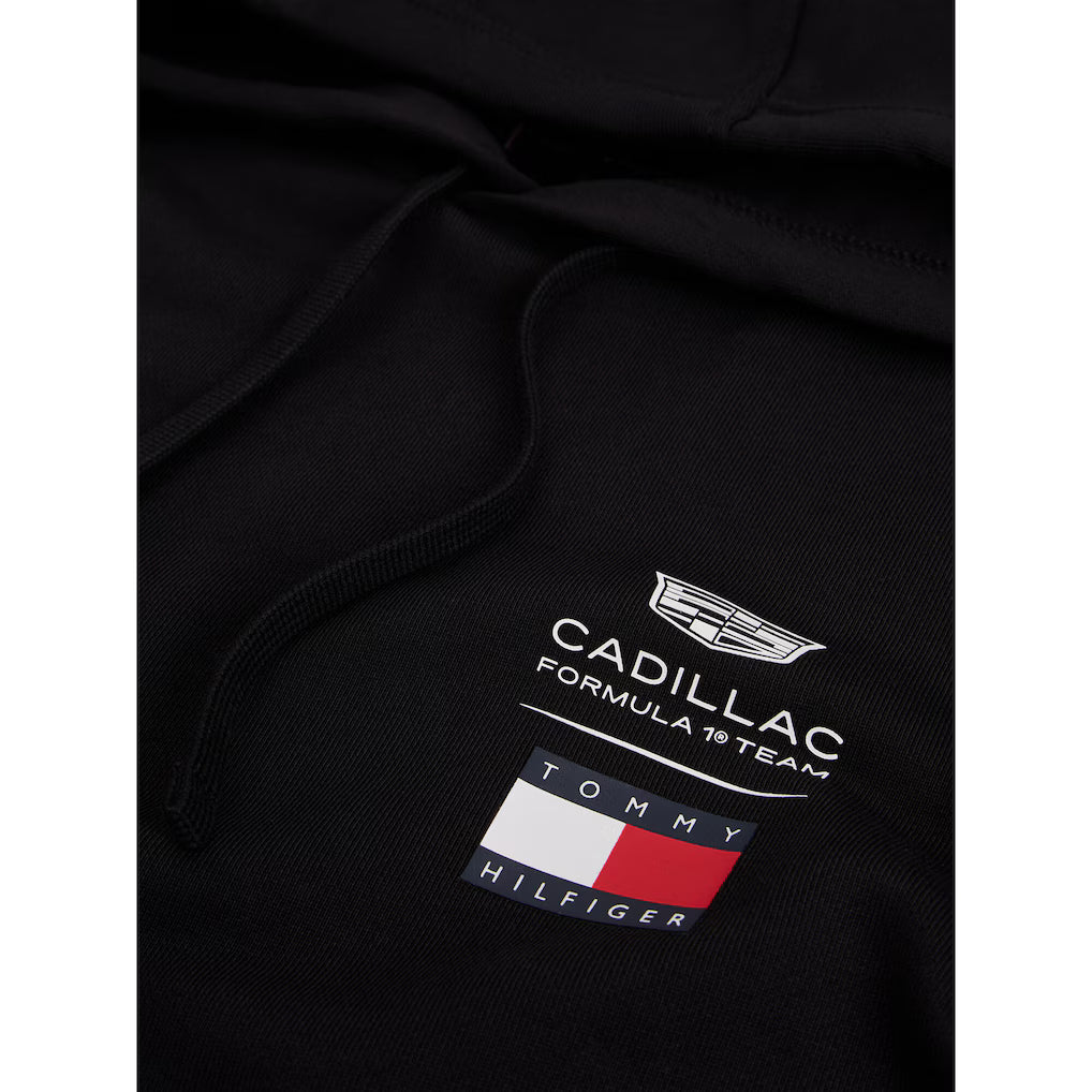 Cadillac Tommy Hilfiger Logo Hoodie - Black
