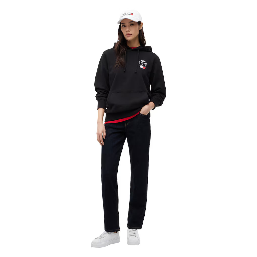 Cadillac Tommy Hilfiger Logo Hoodie - Black