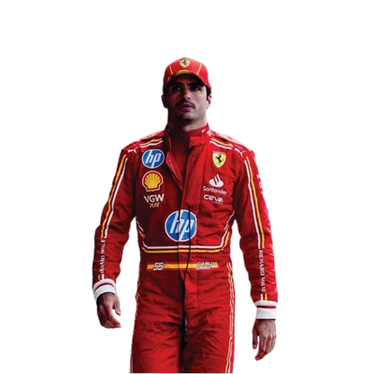 Carlos Sainz jr 2024 Monaco GP Scuderia Ferrari HP F1 Team Replica
