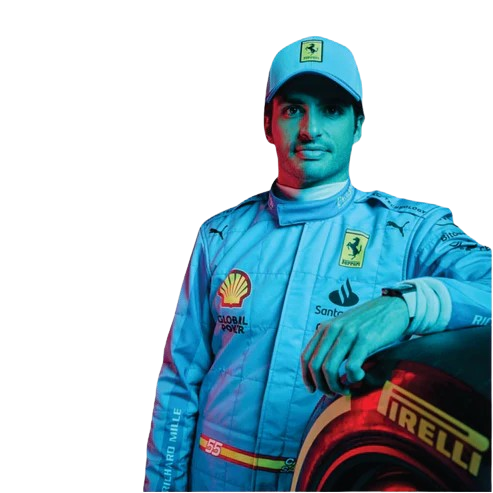 Carlos Sainz 2024 Miami GP HP F1 Scuderia Ferrari Race suit
