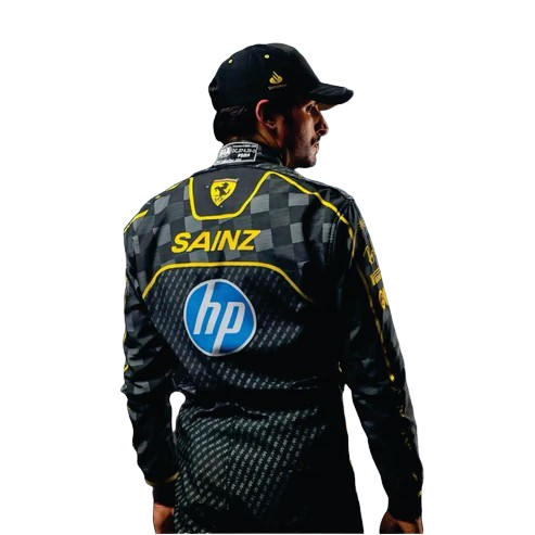 Carlos Sainz jr 2024 HP Italy GP Scuderia Ferrari F1 Team Replica Racing Suit