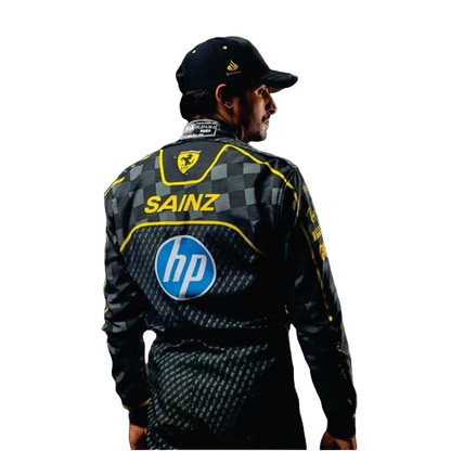 Carlos Sainz jr 2024 HP Italy GP Scuderia Ferrari F1 Team Replica Racing Suit