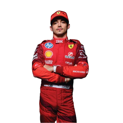 Charles Leclerc 2025 Ferrari HP Las Vegas f1 race suit