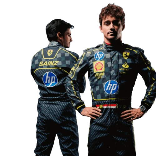 Carlos Sainz Scuderia Ferrari HP carbon-fibre Italian Grand Prix Race suit 2024