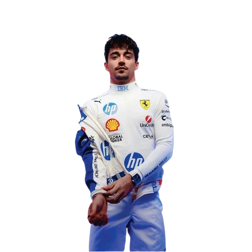 Charles Leclerc 2025 Miami Grand Prix Scuderia Ferrari HP F1 Team Replica Racing Suit