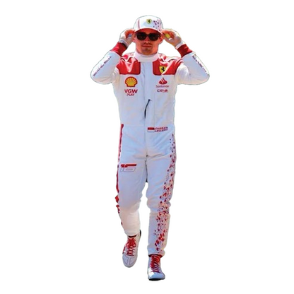 Charles Leclerc 2023 Monaco GP Formula 1 Scuderia Ferrari Replica Race Suit
