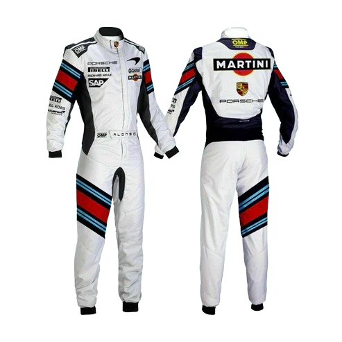 Martini 2021 F1 Kart Race Suit Formula 1 Martini Race suit