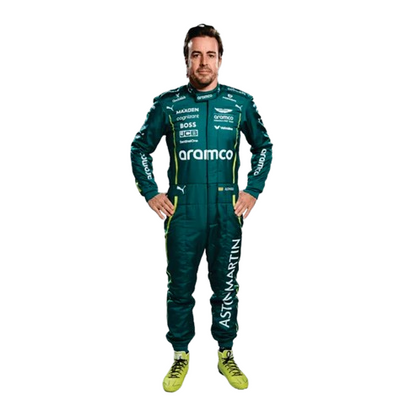 Fernando Alonso 2025 Aston Martin f1 race suit
