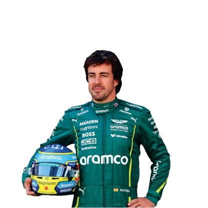 Fernando Alonso 2025 Aston Martin f1 race suit