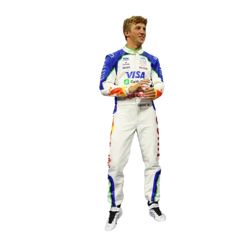 Liam Lawson 2026 Visa Cash App F1 Racing Suit
