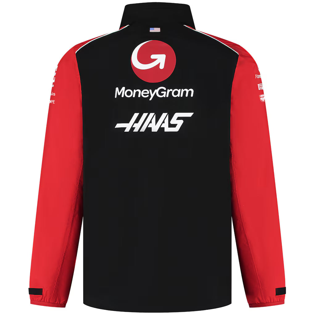 Haas F1 Moneygram 2025 Team Lightweight Raincoat