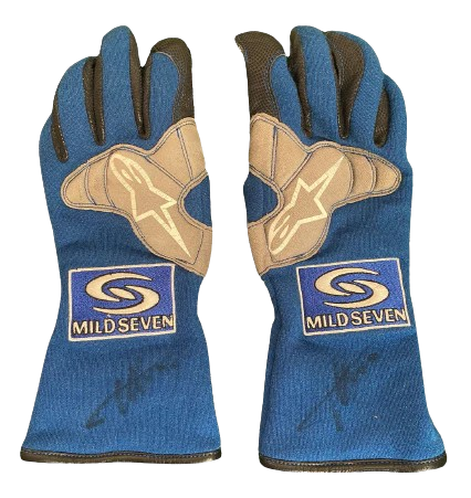 Fernando Alonso 2005 Renault Championship winning Race Gloves