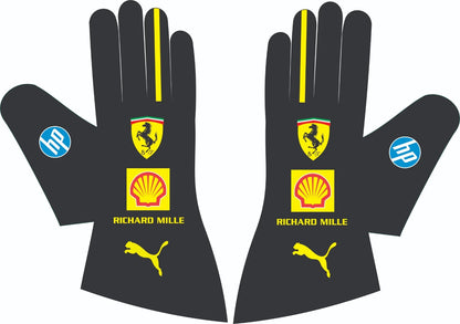Leclerc Ferrari monza GP 2024 F1 Racing Glove