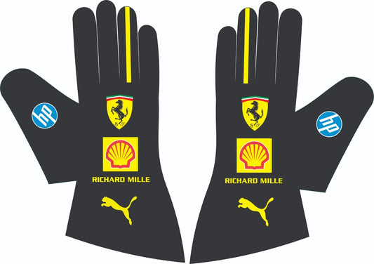 Leclerc Ferrari monza GP 2024 F1 Racing Glove