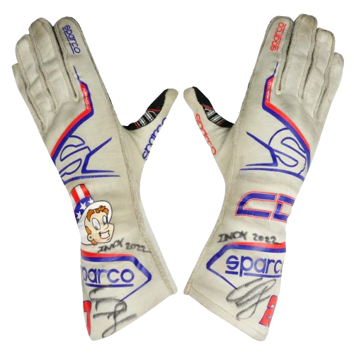 2022 Conor Daly Race Ed Carpenter Racing IndyCar Gloves