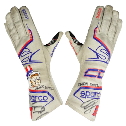 2022 Conor Daly Race Ed Carpenter Racing IndyCar Gloves