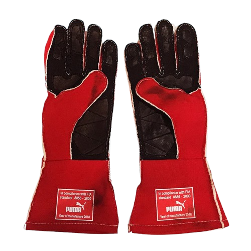 2018 Kimi Räikkönen Race Ferrari F1 Gloves
