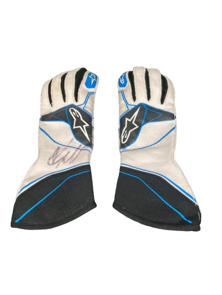 George Russell Race gloves Williams 2019
